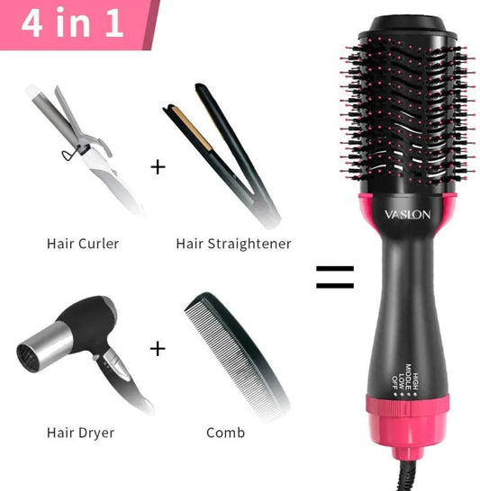 TALYO™ 4-in-1 Blow Hair Dryer - Volumizer Brush, Straightening & Curl