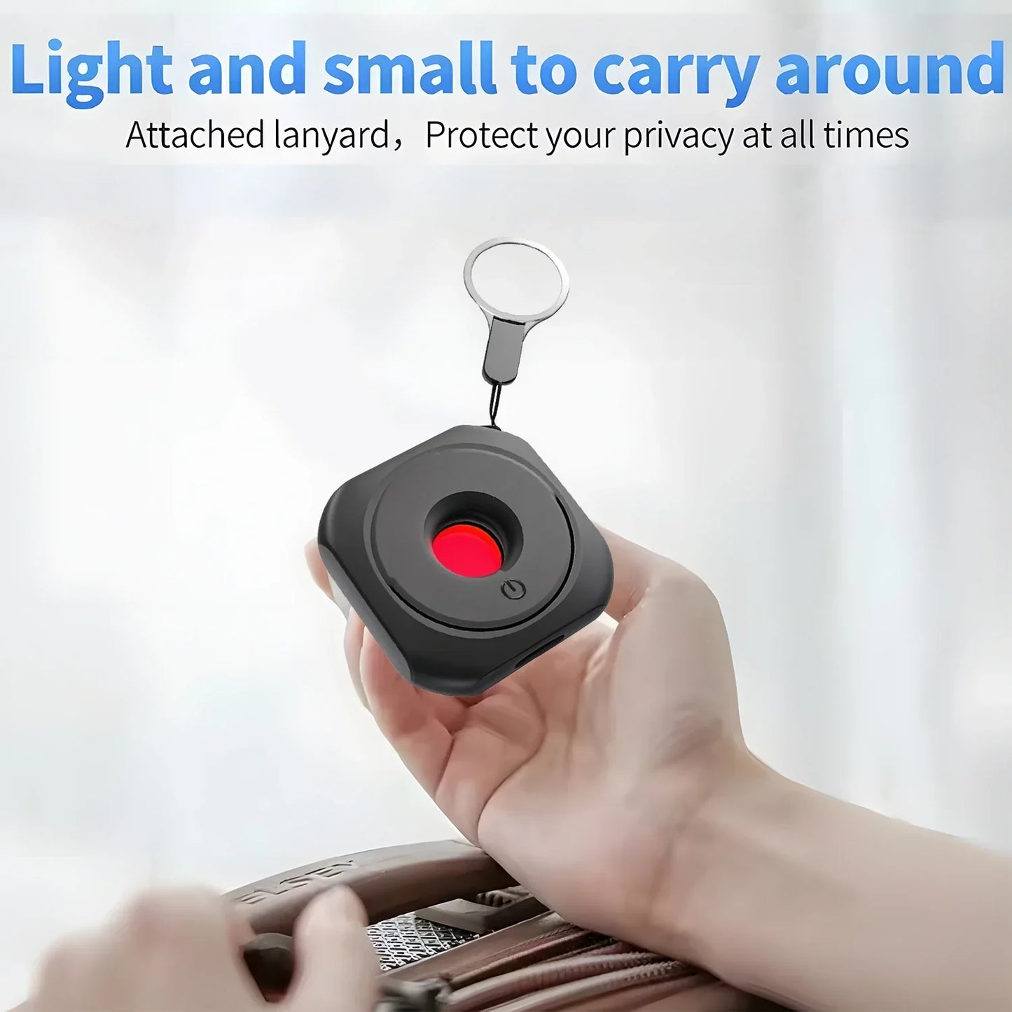 TALYO™ Portable Anti Camera Detector – USB Rechargeable Privacy Protection Device | Hidden Camera Finder for Hotels & Travel