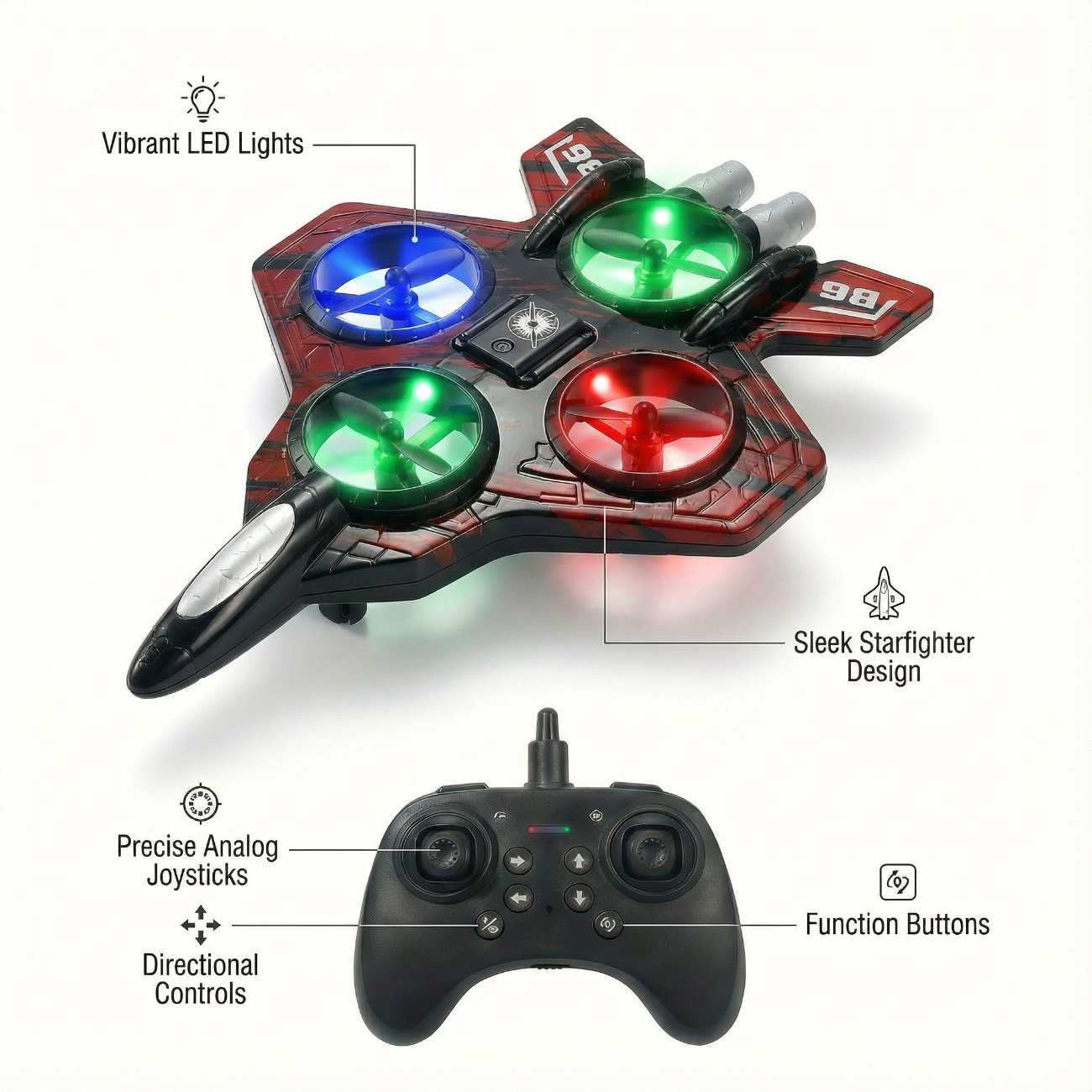 TALYO™ Rechargeable Remote Control Aircraft Air Plane
