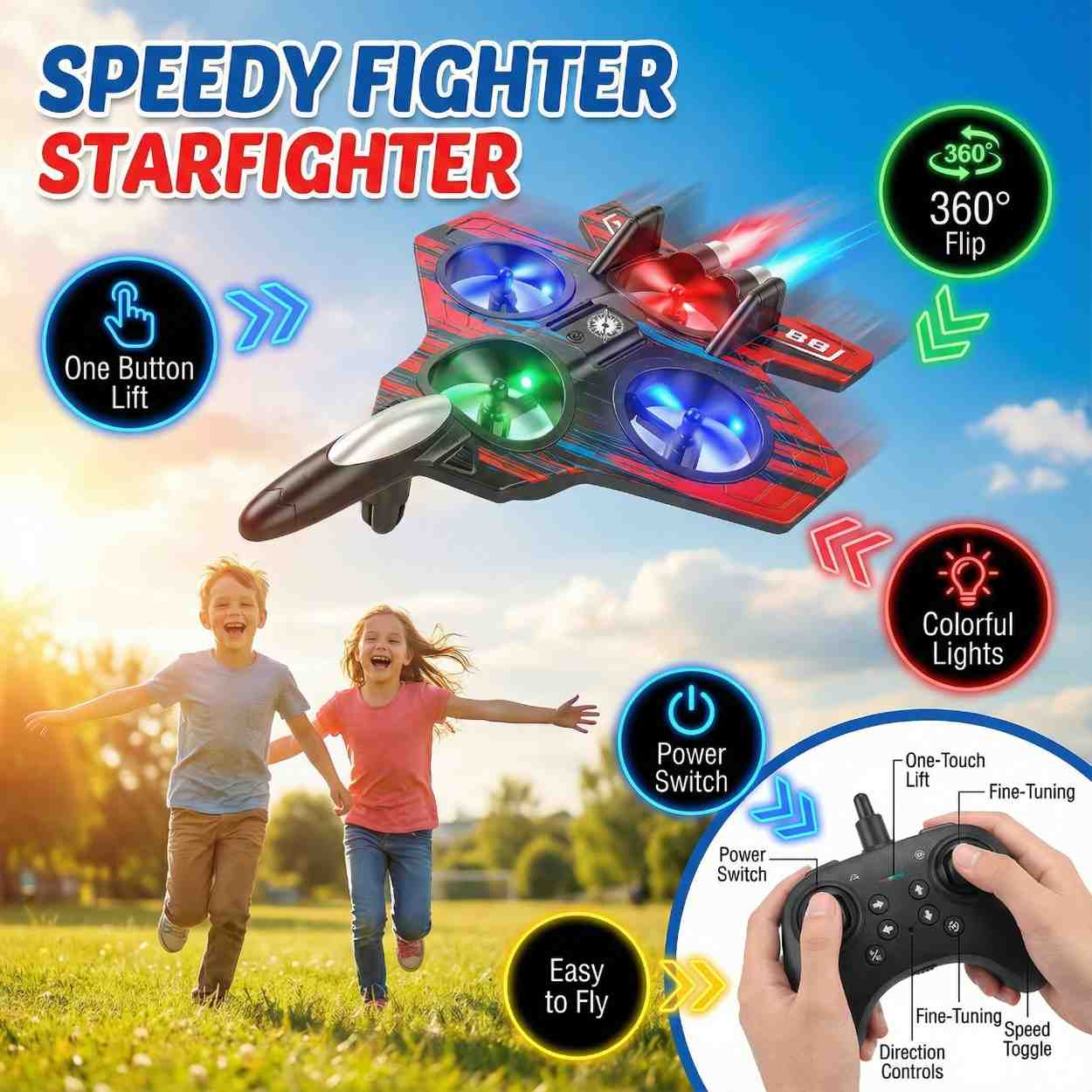 TALYO™ Rechargeable Remote Control Aircraft Air Plane