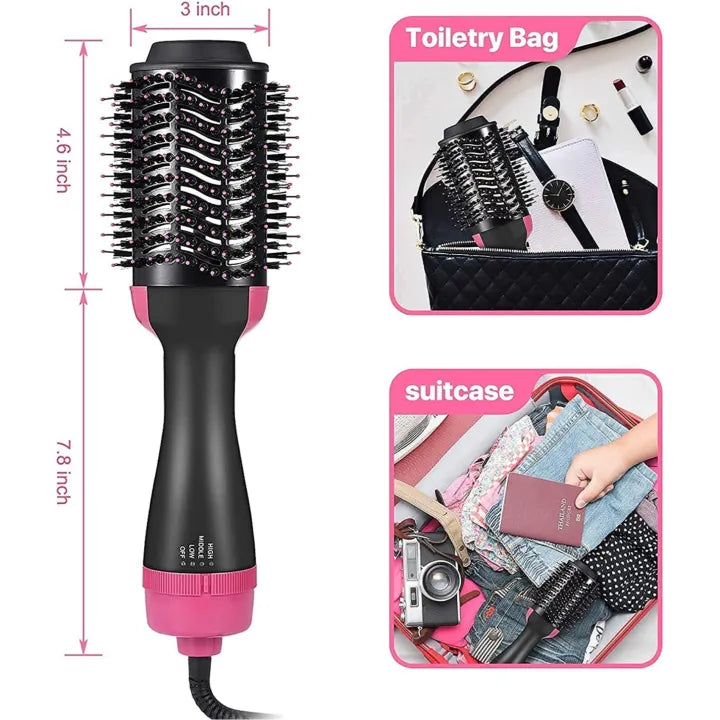 TALYO™ 4-in-1  Blow Hair Dryer - Volumizer Brush, Straightening & Curl