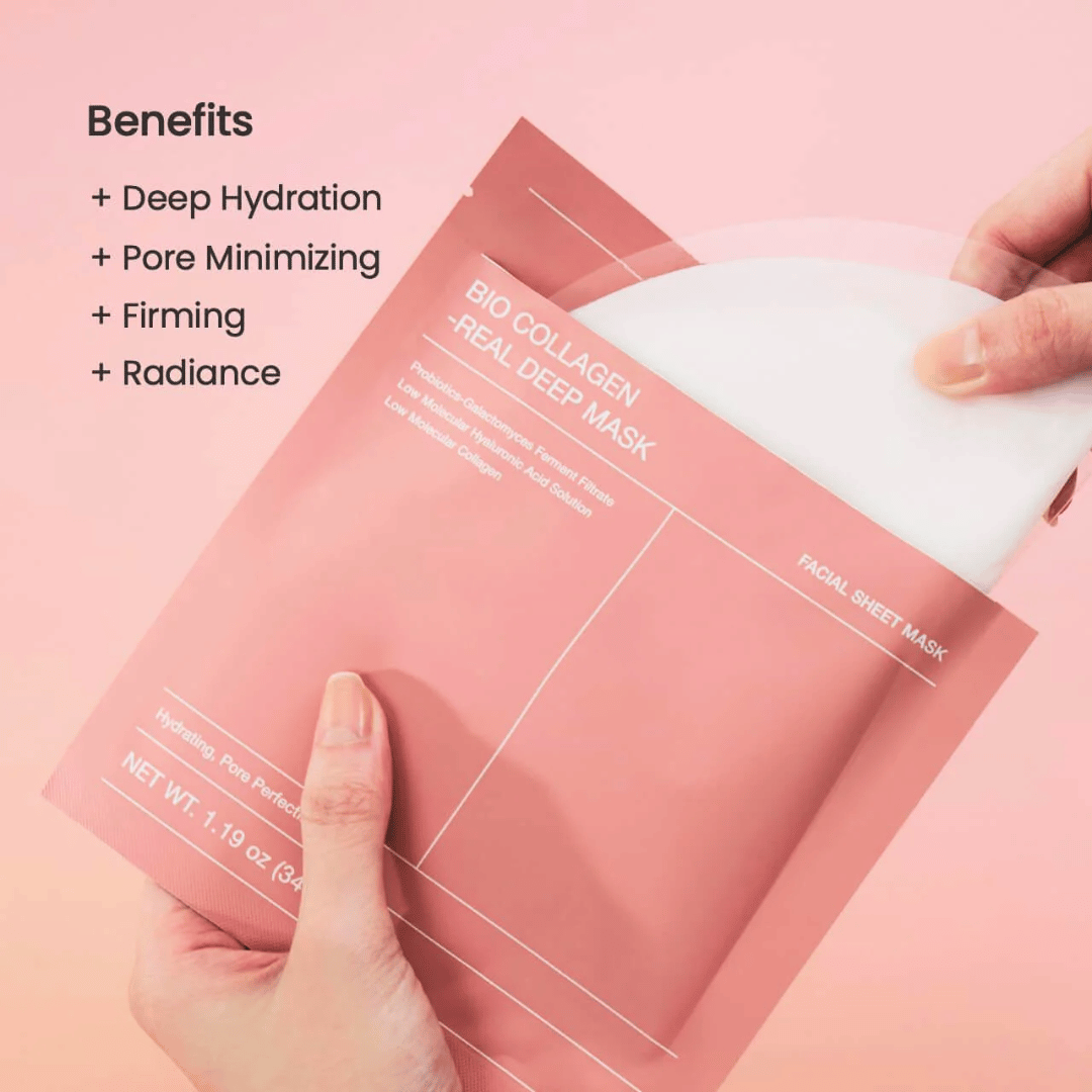 TALYO™ Korean Bio‑Collagen Glow Mask – Deep Hydration, Firming & Instant Glass Skin