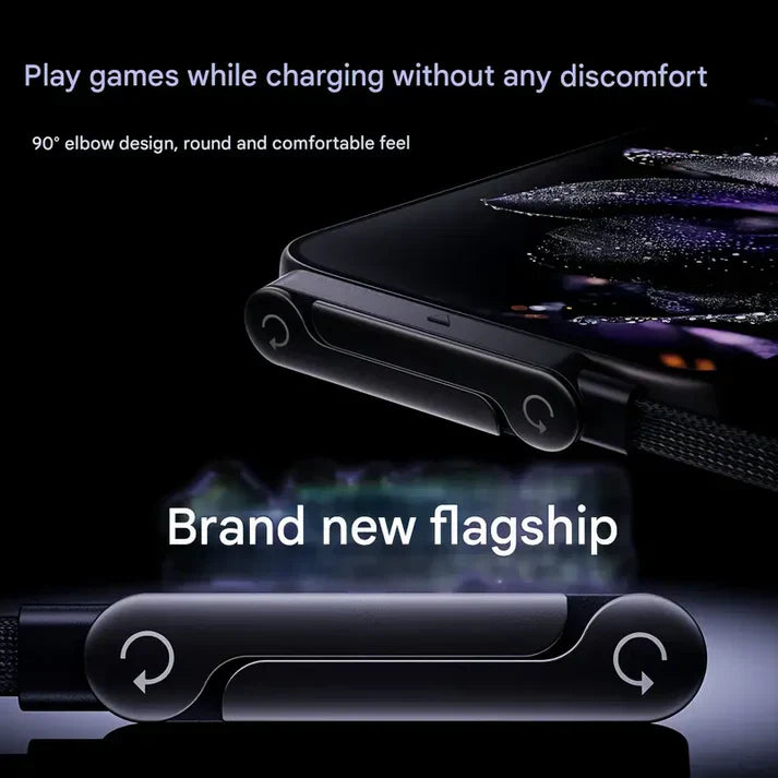 TALYO™ 2-in-1 Invisible Holder Charger Cable with Stand - 240W Fast Charging