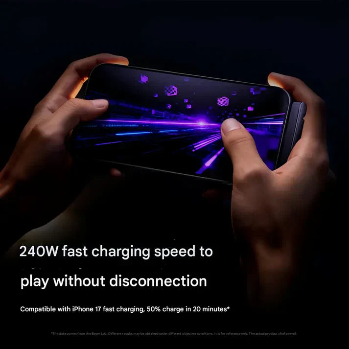 TALYO™ 2-in-1 Invisible Holder Charger Cable with Stand - 240W Fast Charging