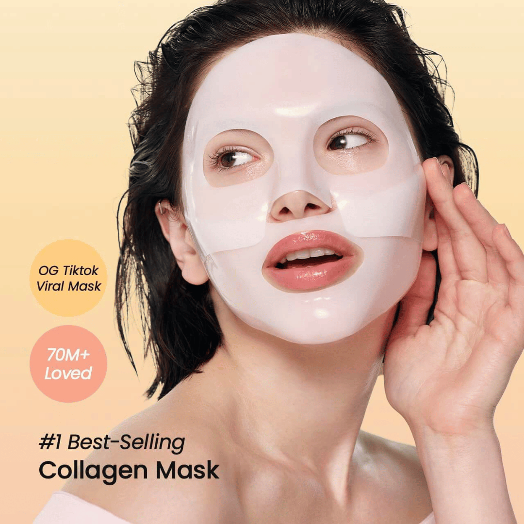 TALYO™ Korean Bio‑Collagen Glow Mask – Deep Hydration, Firming & Instant Glass Skin