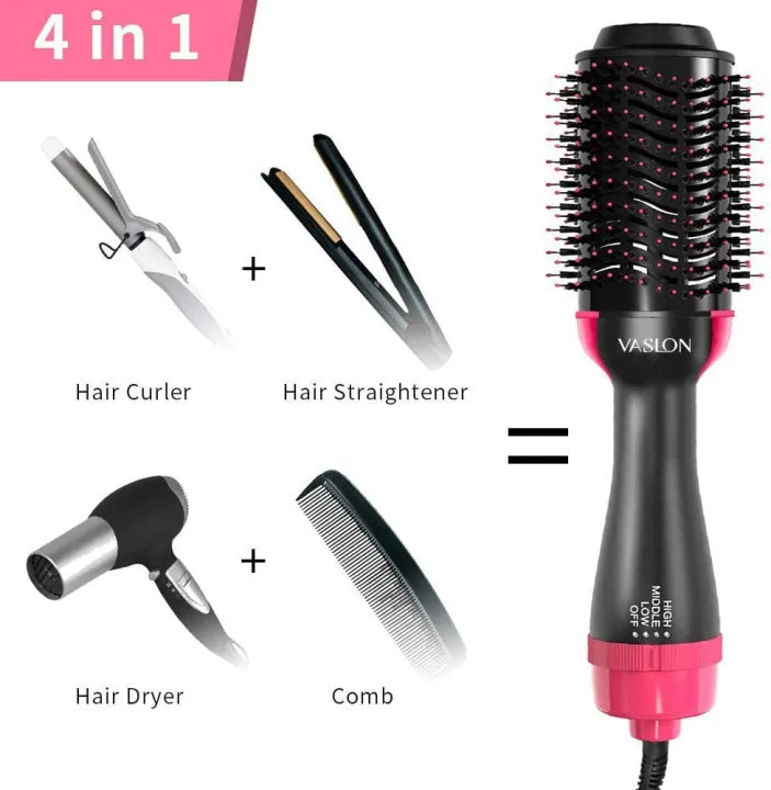 TALYO™ 4-in-1  Blow Hair Dryer - Volumizer Brush, Straightening & Curl
