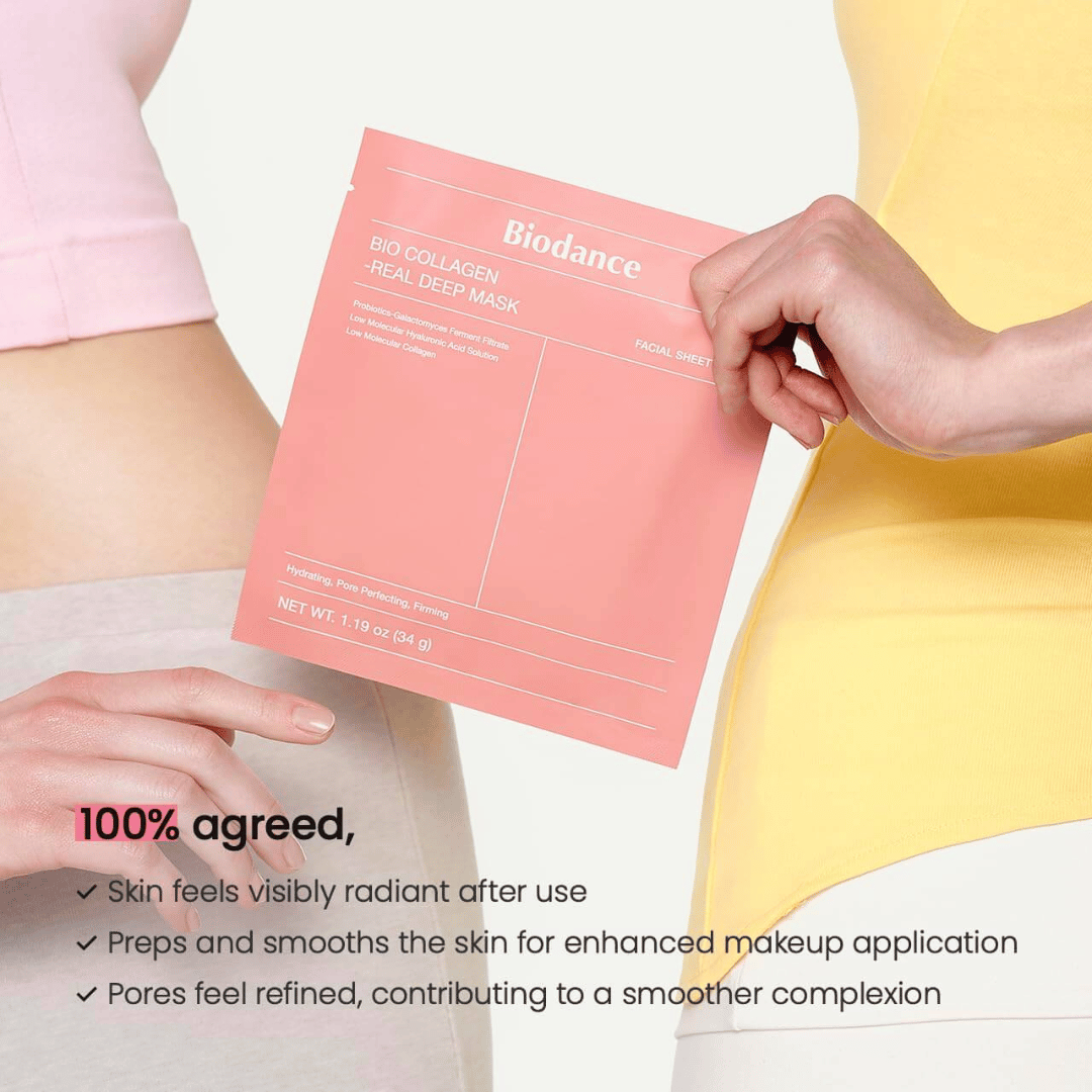 TALYO™ Korean Bio‑Collagen Glow Mask – Deep Hydration, Firming & Instant Glass Skin