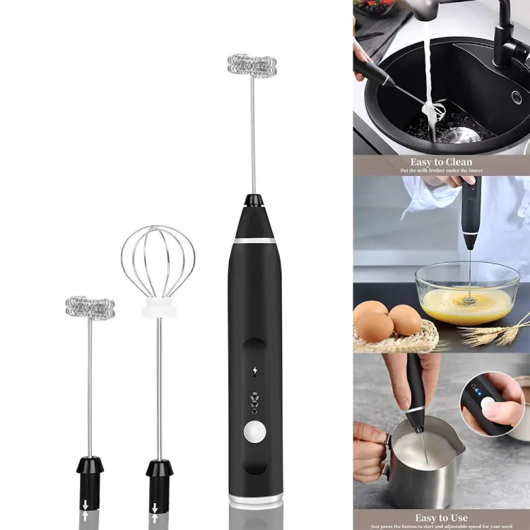 TALYO™ 2 In 1 Rechargeable Coffee Beater and Egg Mixer and Milk Frother