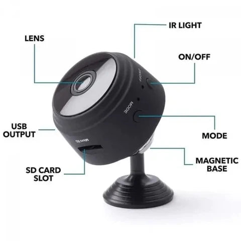 TALYO™  Mini Portable Wireless A9 Security Camera 1080P HD