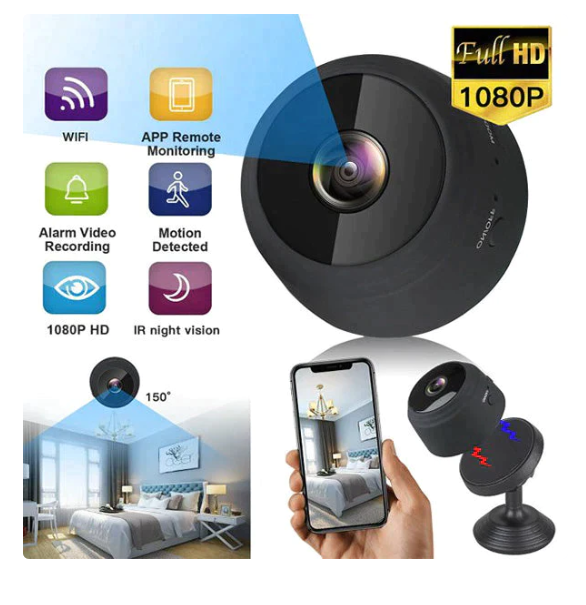 TALYO™  Mini Portable Wireless A9 Security Camera 1080P HD