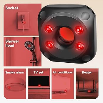 TALYO™ Portable Anti Camera Detector – USB Rechargeable Privacy Protection Device | Hidden Camera Finder for Hotels & Travel