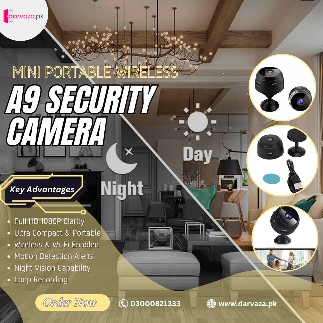 TALYO™  Mini Portable Wireless A9 Security Camera 1080P HD