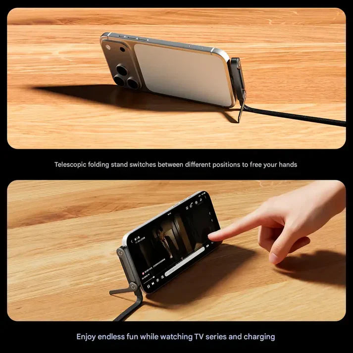TALYO™ 2-in-1 Invisible Holder Charger Cable with Stand - 240W Fast Charging