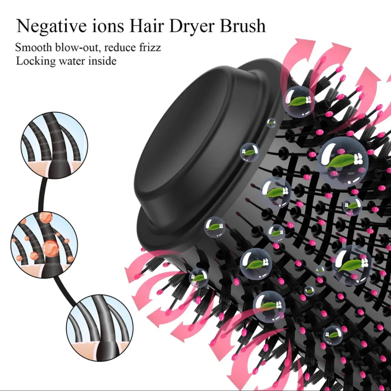 TALYO™ 4-in-1  Blow Hair Dryer - Volumizer Brush, Straightening & Curl